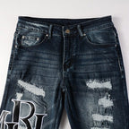 AMRI Patchwork Jeans #1324