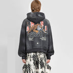 AMRI Vintage Tiger Varsity Hoodie Thickening