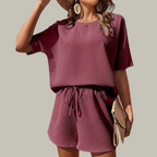 NIEVES™ – Casual Plus Size Summer Lounge Set