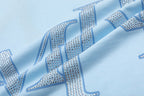 AMRI Letter Logo Print Cotton T-Shirt