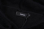 AMRI Cotton V-Neck Bones Cardigan Sweater Black