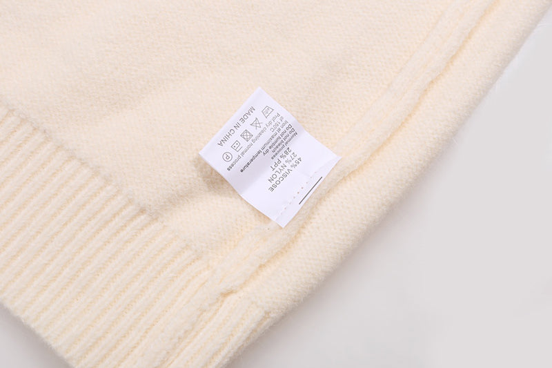 AMRI Apricot Core Knitted sweater Hoodie