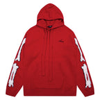 AMRI Red Core Knitted Sweater Hoodie