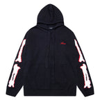 AMRI Black Core Knitted Sweater Hoodie