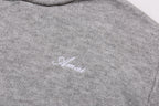 AMRI Grey Core Knitted Sweater Hoodie