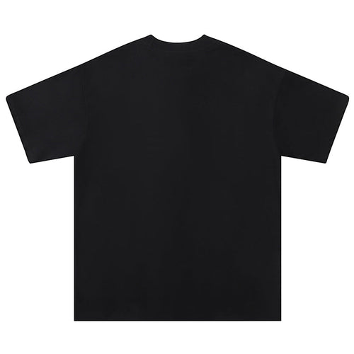 AMRI Black High Lion Skater T-Shirt