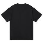 Purple Brand Logo Letter Print T-Shirt