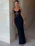 ZWEENA™ - Classy Sleeveless Cut-Out Bodycon Sheer Dress