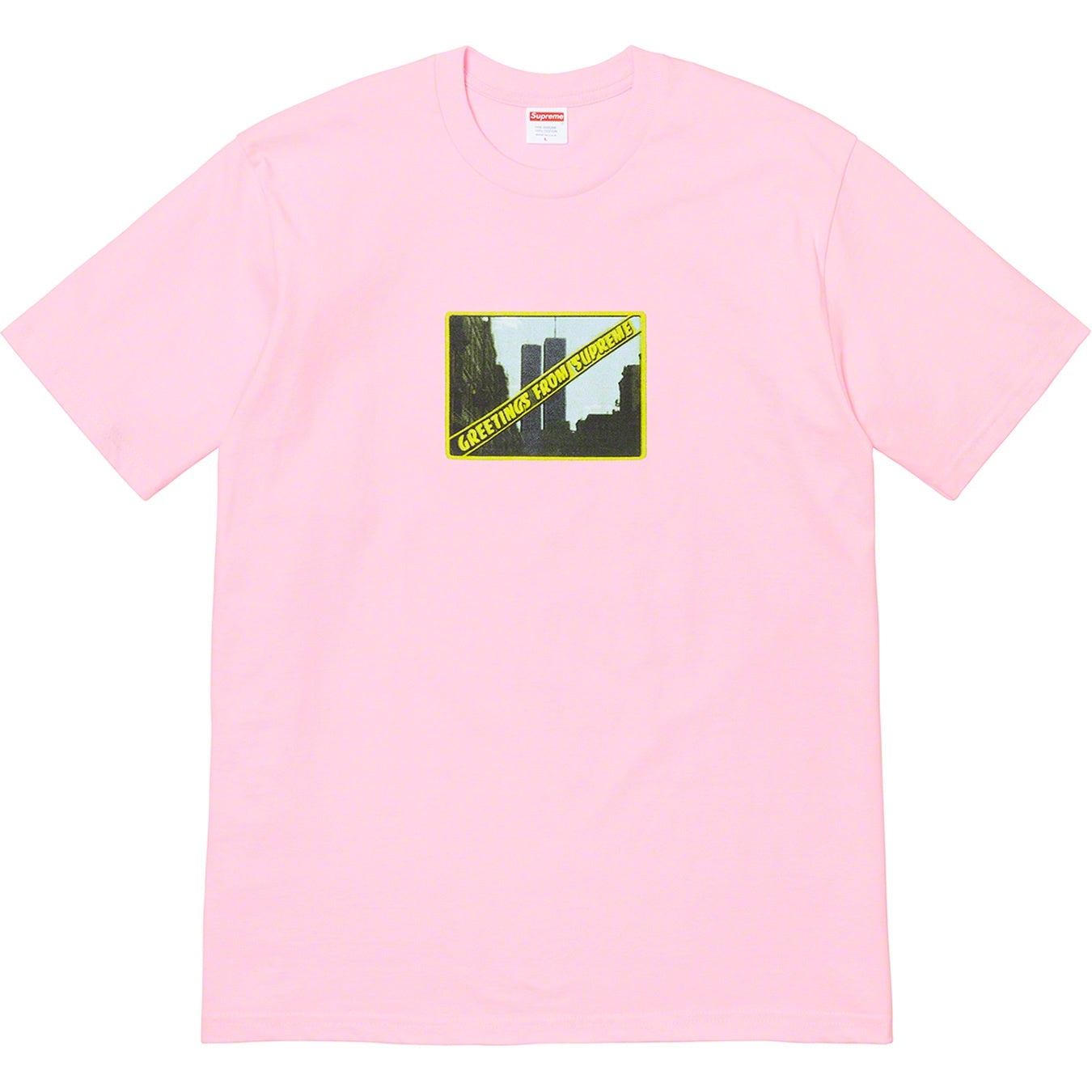 Supreme Greetings from NY Tee - Pink