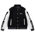 AMRI bone embroidered baseball jacket