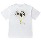 AMRI Crystal Embellished Champagne Logo T-Shirts