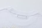 AMRI Crystal Embellished Champagne Logo T-Shirts