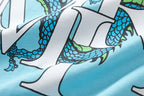 AMRI Men's Blue Cny Dragon T-Shirt