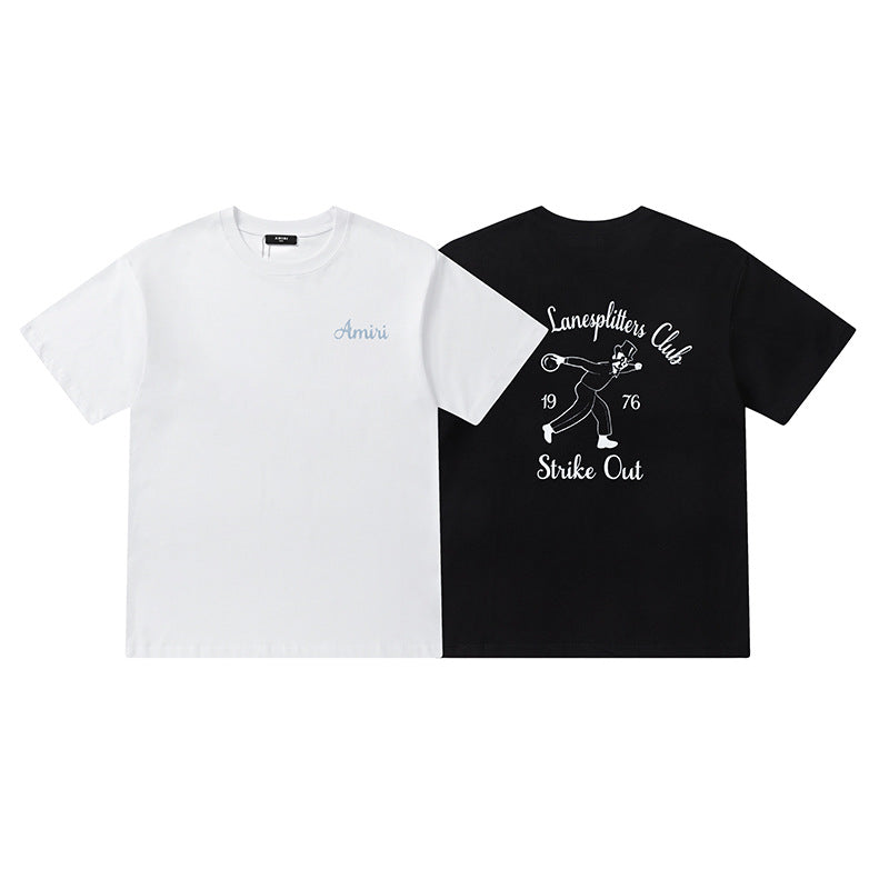 AMRI Lanesplitters logo-print cotton T-Shirt