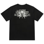 AMRI Crew Neck Unisex Street Style Plain Cotton T-Shirt