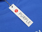 Purple Brand Clean Jersey Logo T-Shirt Blue