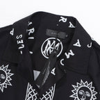 AMRI Ouija Board Bowling Shirt In Black