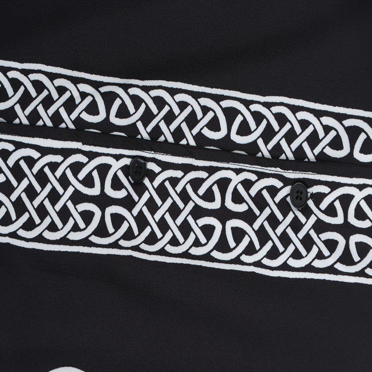 AMRI Ouija Board Bowling Shirt In Black