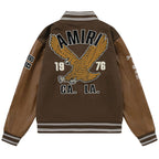 AMRI appliqué-logo Varsity Jackets