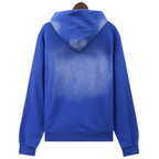 Purple Brand Logo Embroidery Hoodies
