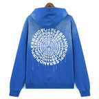 Purple Brand Logo Printed Hoodies