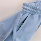 AMRI Leather Logo Cotton-Jersey Pant