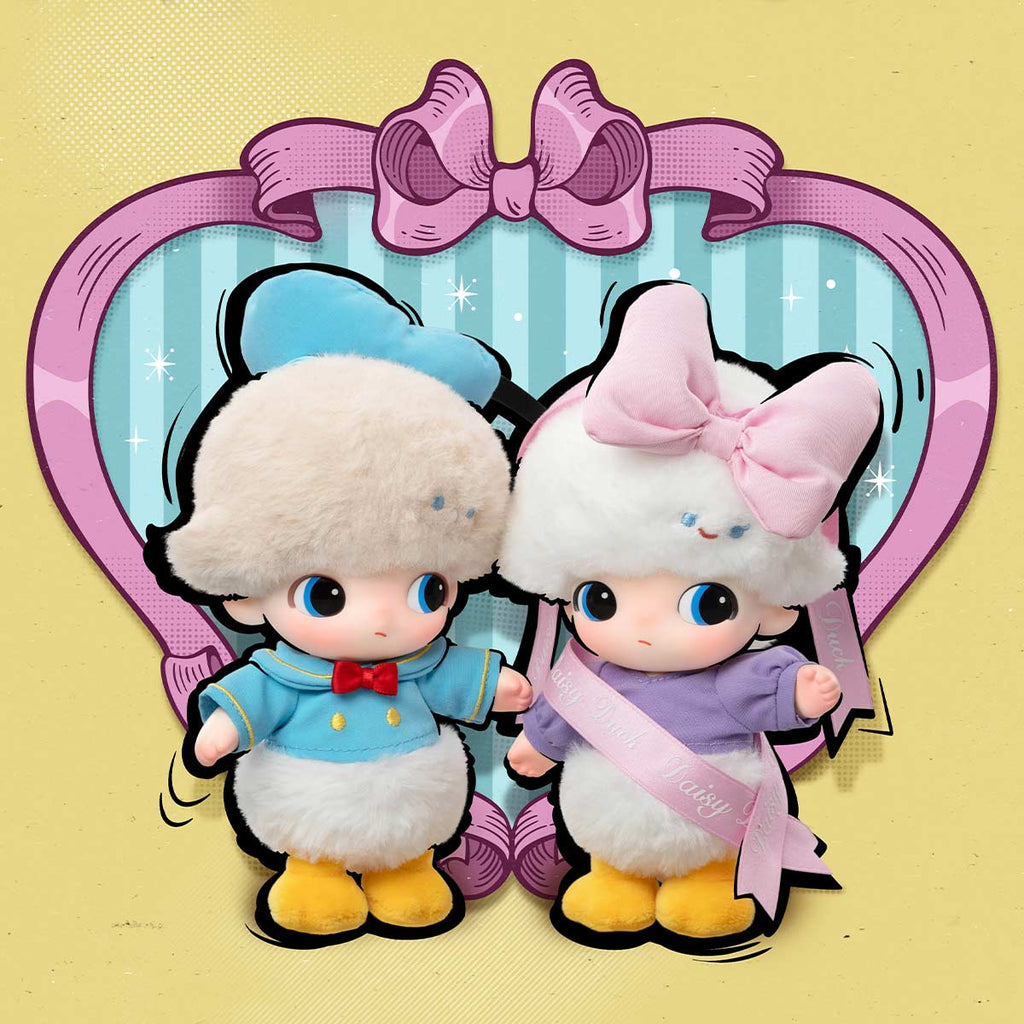 POPMART DIMOO WORLD × DISNEY Series-Vinyl Plush Keychain Blind Box (SEALED)