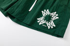AMRI Straight-Leg Mid-Length Logo-Print Swim Shorts