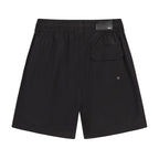AMRI Pool Cue Straight-Leg Mid-Length Logo-Print Swim Shorts
