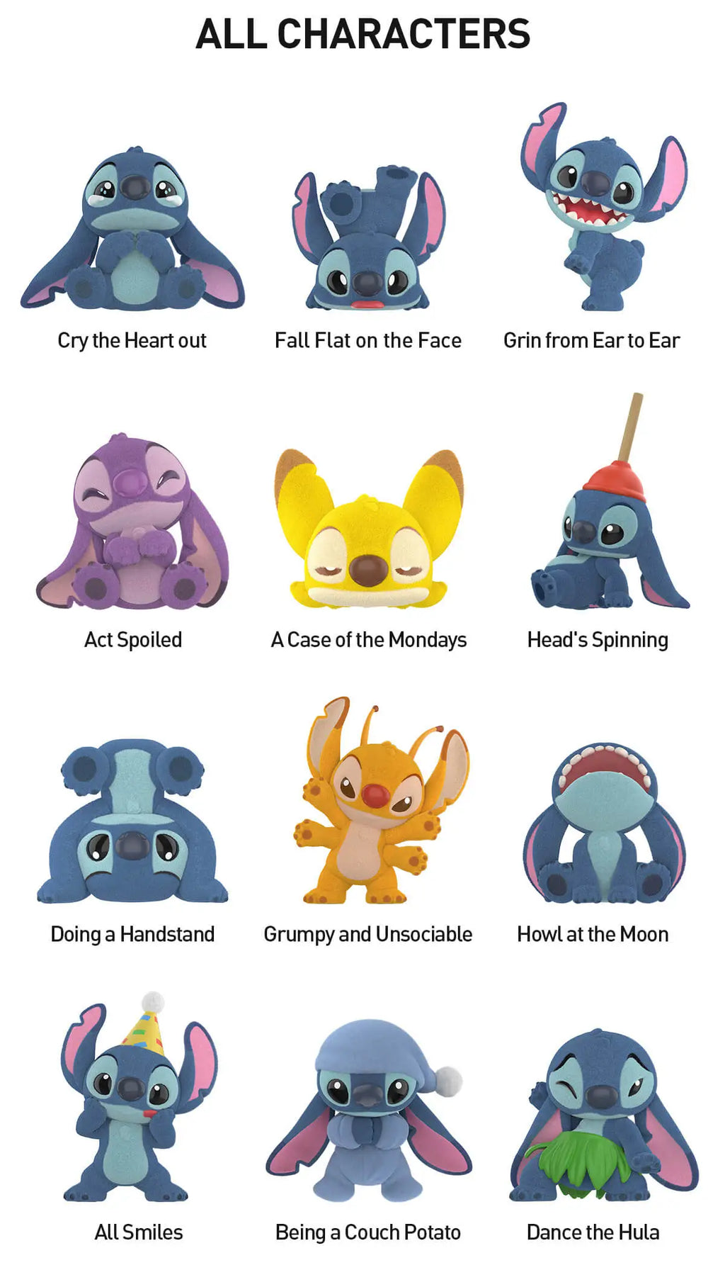 POPMART Disney Stitch Little Emotions Series Figures