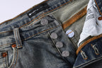 Purple Brand Crystal Diamond Jeans #9122