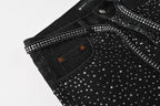 Purple Brand Crystal Diamond Jeans #9128