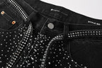 Purple Brand Crystal Diamond Jeans #9128