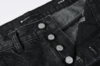 Purple Brand Crystal Diamond Jeans #104