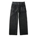Purple Brand Crystal Diamond Jeans #104