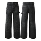 Purple Brand Crystal Diamond Jeans #104