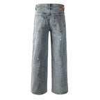 Purple Brand Crystal Diamond Jeans #9129