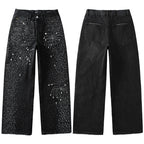 Purple Brand Crystal Diamond Jeans #9125