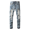 Purple Brand Crystal Diamond Jeans #9132