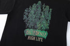 AMRI Leaf-Print Crewneck Cotton-Jersey T-Shirt