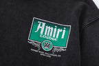 AMRl Lounge Crystal Embellished Cotton Graphic Hoodie