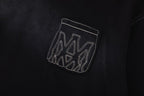 AMRI outline-pocket hoodie
