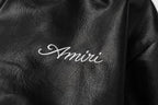 AMRI Club Leather Varsity Jacket