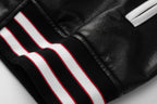AMRI Club Leather Varsity Jacket