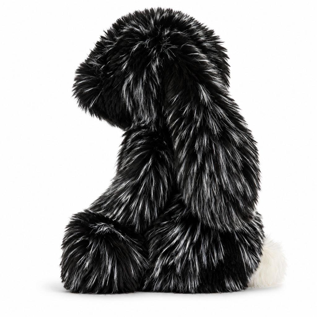 Inkli Bunny 50CM – Black & Silver Luxe Plush Bunny