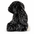 Inkli Bunny 50CM – Black & Silver Luxe Plush Bunny