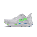 hoka clifton 10 Ash Grey Neon Green