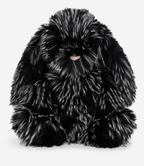 Inkli Bunny 50CM – Black & Silver Luxe Plush Bunny