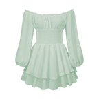 CYNRHIA™ – Elegant Long Sleeve Off-Shoulder Romper