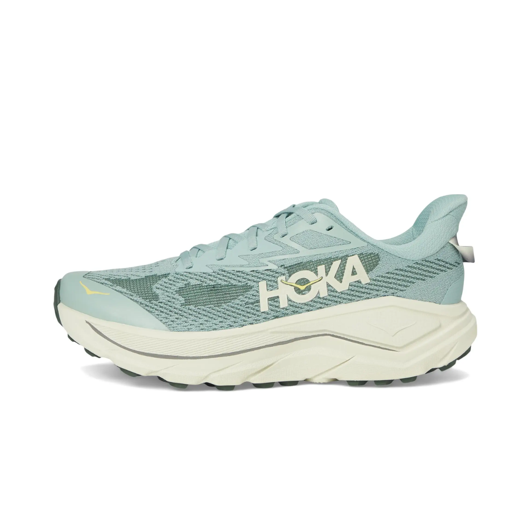 hoka challenger 8 Jade Truffle Salt